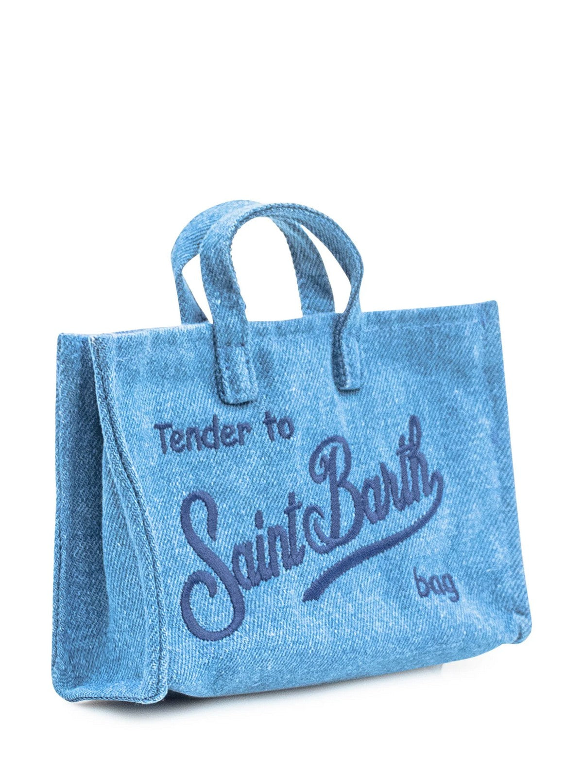 MC2 SAINT BARTH Pochette Donna PHONE BAG DENIM 01350I DENIM EMB