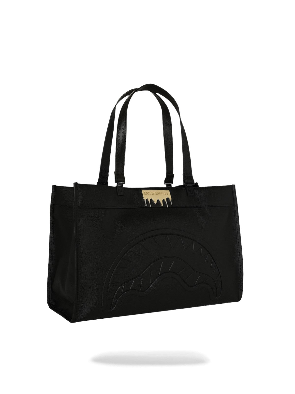 SPRAYGROUND Borsa Unisex adulto GOLD BRICK LUX TORTUGA TOTE 910T9045NSZ Nero gioboutiqueweb