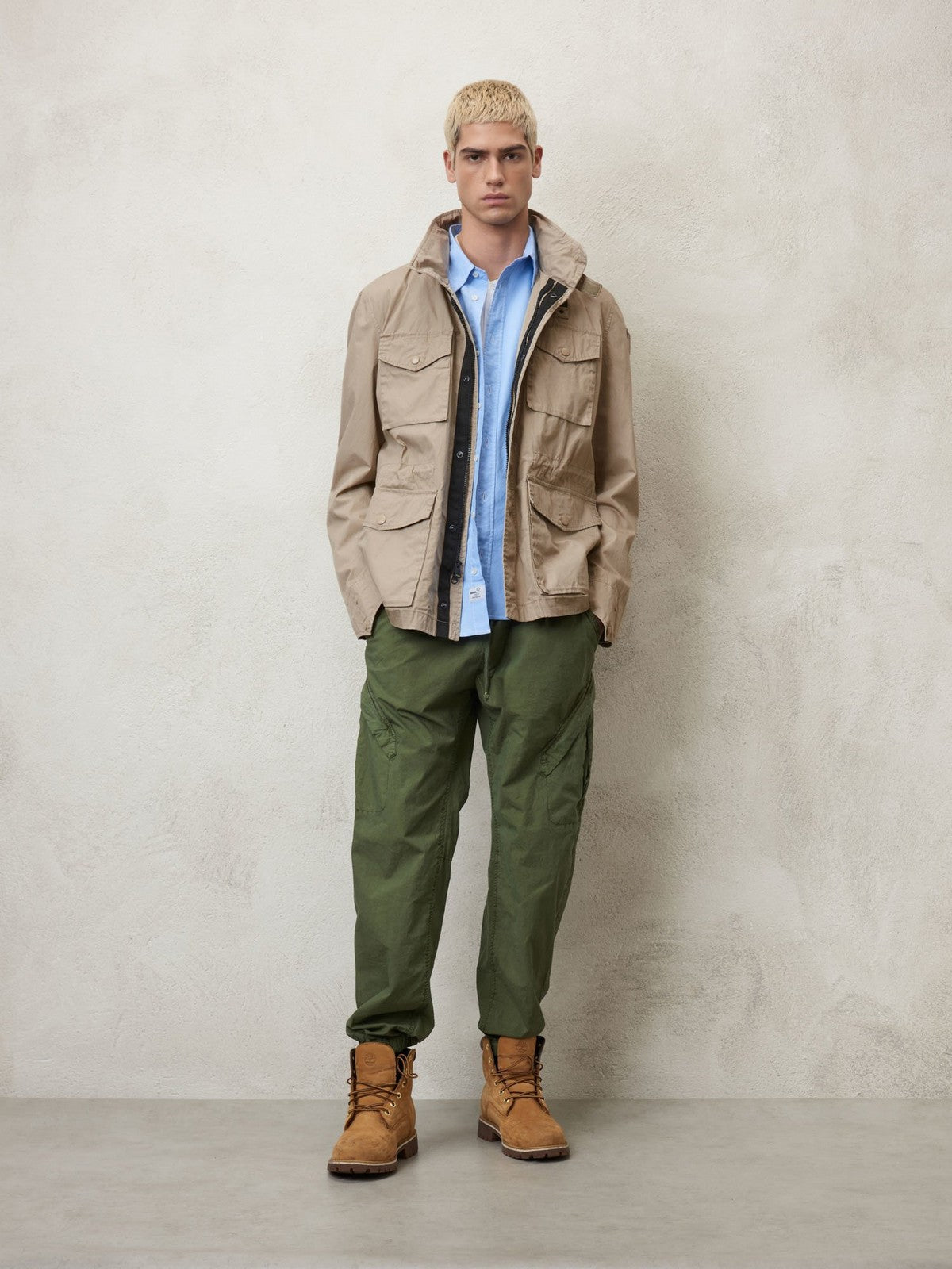 Blauer men's jacket 24sblub04138 006854 285 beige