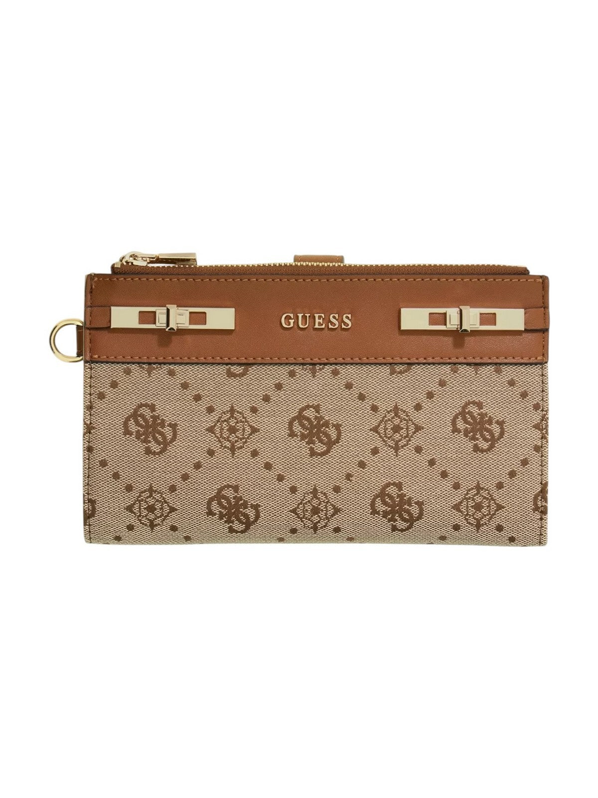 GUESS Portafoglio Donna MELINDA LOGO SLG DBL ZIP ORNZR SWJP99 02157 LTL LATTE LOGO