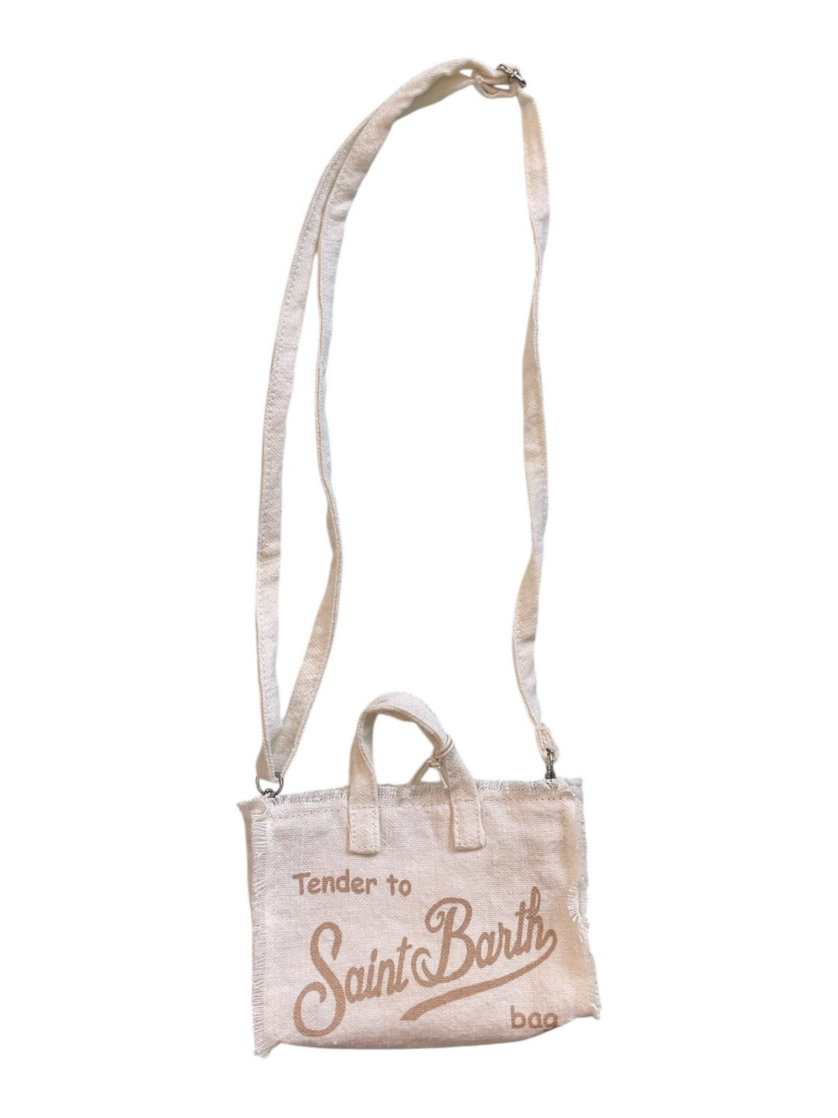 MC2 SAINT BARTH Pochette Donna PHONE BAG LINEN 09067L LINEN 1011 gioboutiqueweb