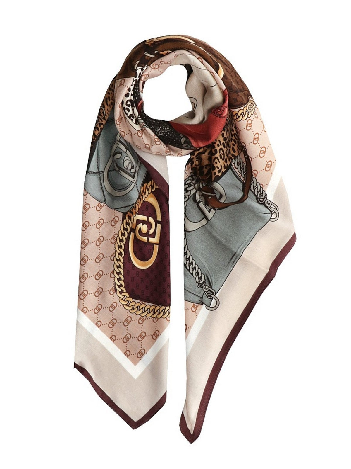 LIU JO SOFT Foulard Donna 2F4103T0300 00005 Beige gioboutiqueweb