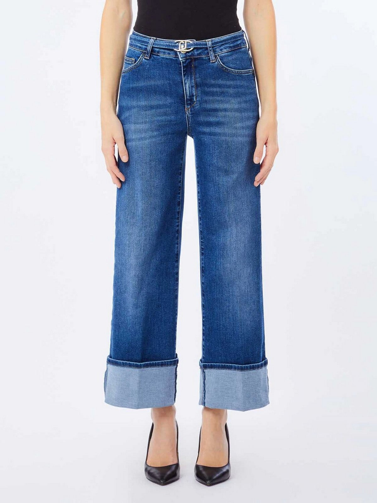 LIU JO BLUE DENIM Jeans Donna UF5101D0264 78899 Den.Blue bubble wash