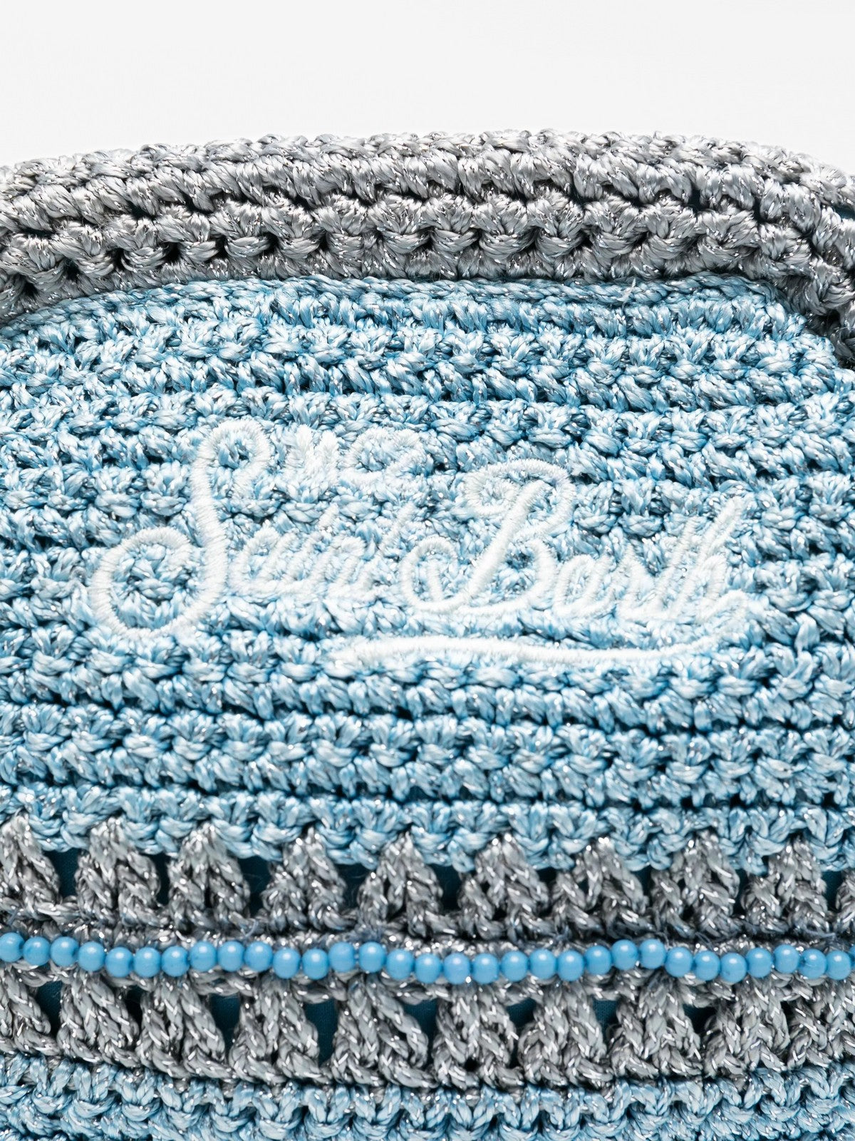 MC2 SAINT BARTH Borsa Donna CROCHET POUCH N 09556L LUREX 3133 EMB