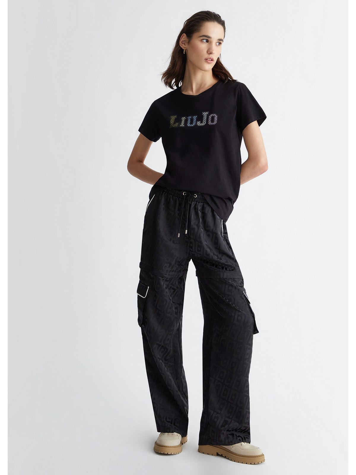 Liu Jo Sport Camiseta y Pole Woman TA4204JS923 22222 Negro