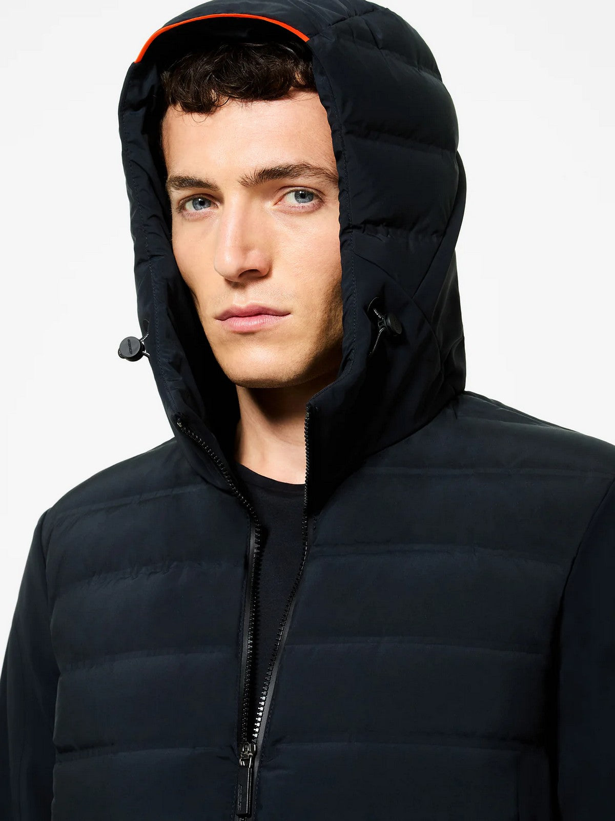 RRD Giubbino Uomo montecristo thermo hybrid hood zip jkt W25047 60 60 BLUE BLACK