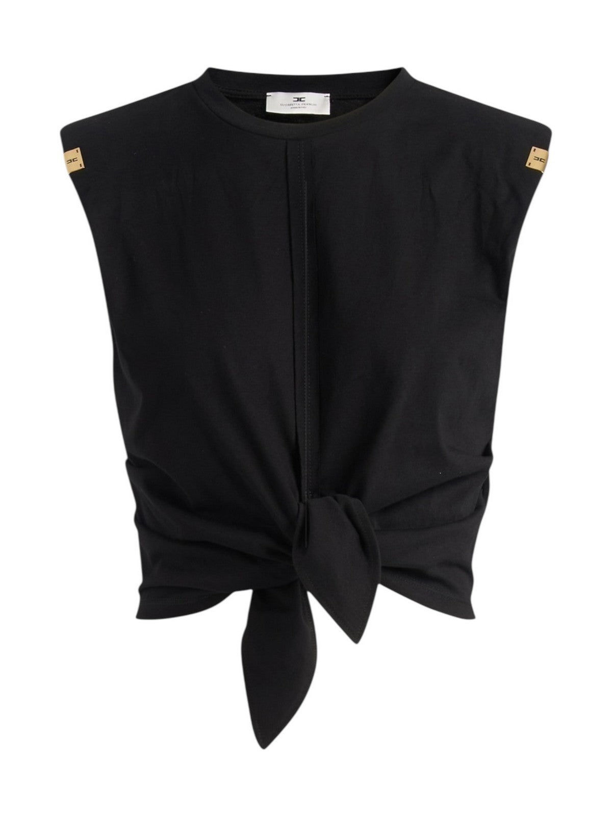 ELISABETTA FRANCHI T-shirt Donna MA01161E2 110 Nero gioboutiqueweb
