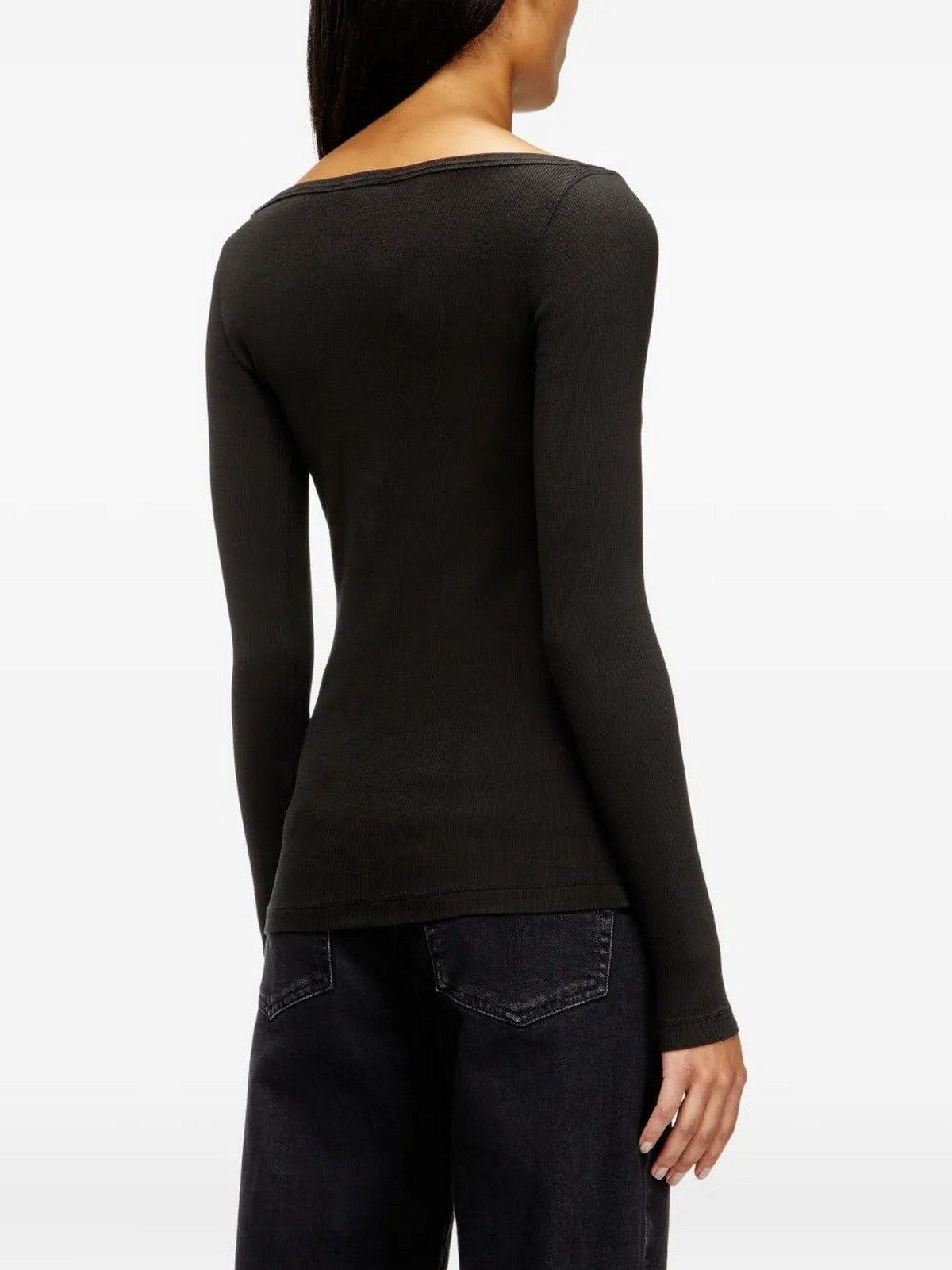 DIESEL T-shirt Donna T-BAL-OD TOP A19909 0JMBA 900 001 - BLACK gioboutiqueweb