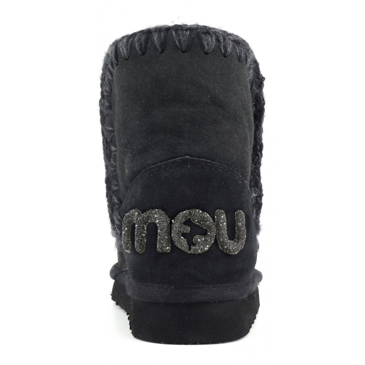 MOU Stivali e Stivaletti Donna ESKIMO 18 GLITTER LOGO MU.FW101050A BKBK BLACK gioboutiqueweb