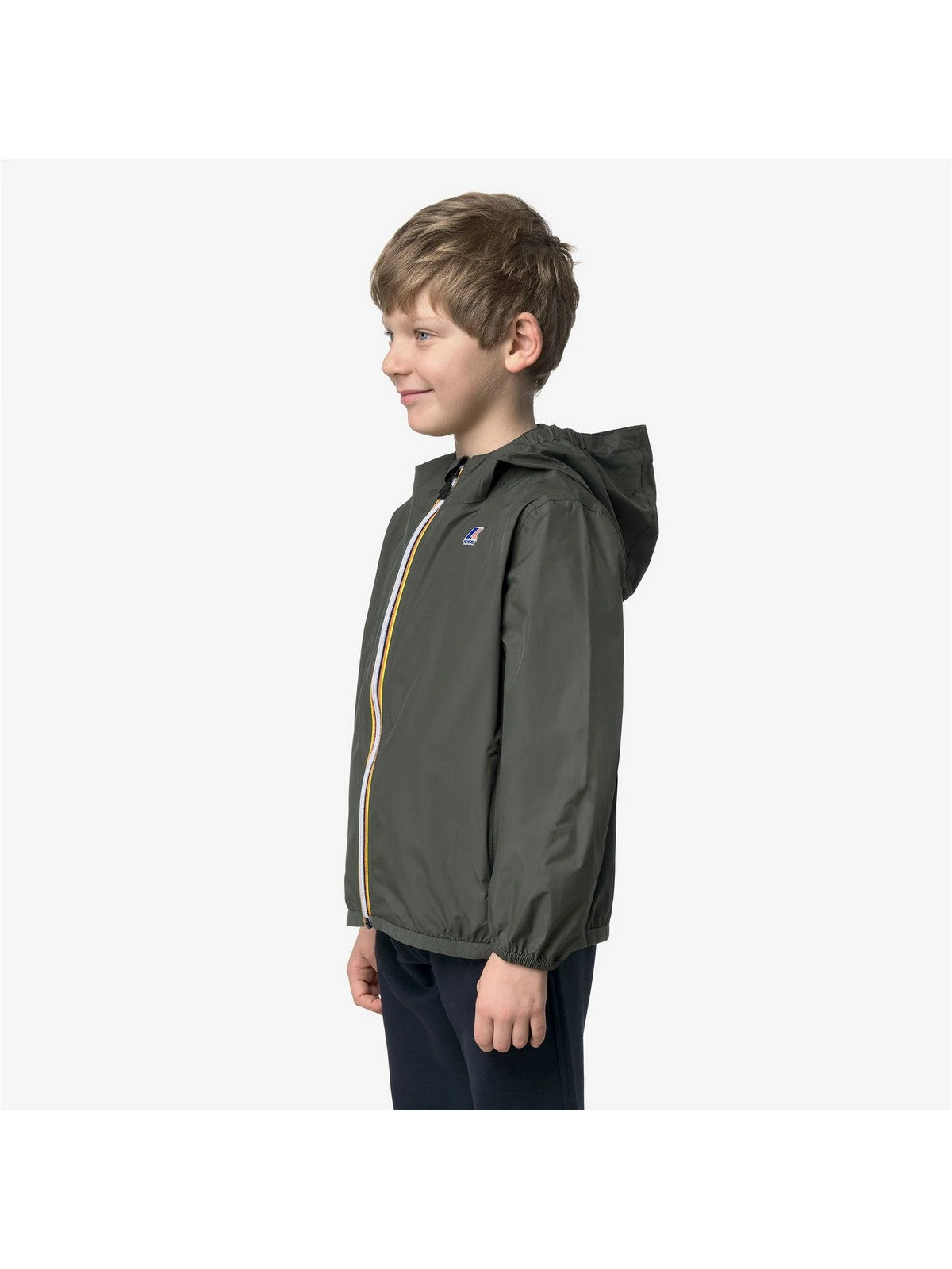 K-WAY KIDS Giubbino Bambini e ragazzi P. LE VRAI 4.0 CLAUDE K61336W WMR GREEN BLACKISH