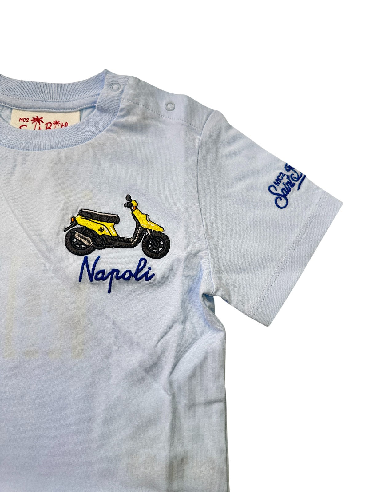 MC2 SAINT BARTH T-shirt Bambini e ragazzi PORTOFINO JR 03321L NAPOLI SCOOTER 31 EMB