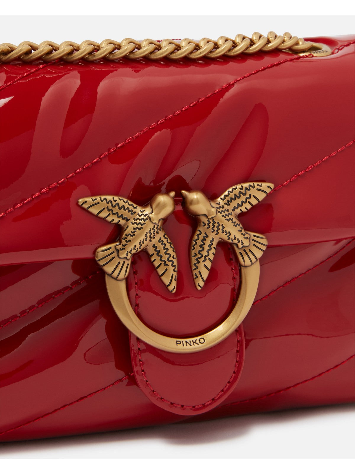Pinko Woman Bag Love Puff Baby ClCovernice+P 100040-A1Up R Rojo Rojo