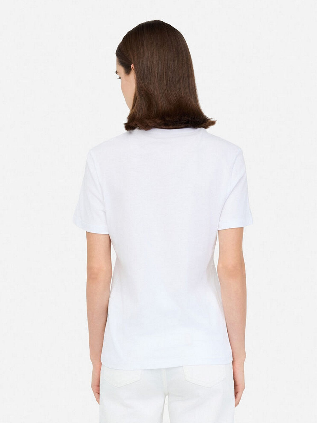 LIU JO WHITE T-shirt Donna MF5410JS923 P9154 Bianco/lucky LiuJo