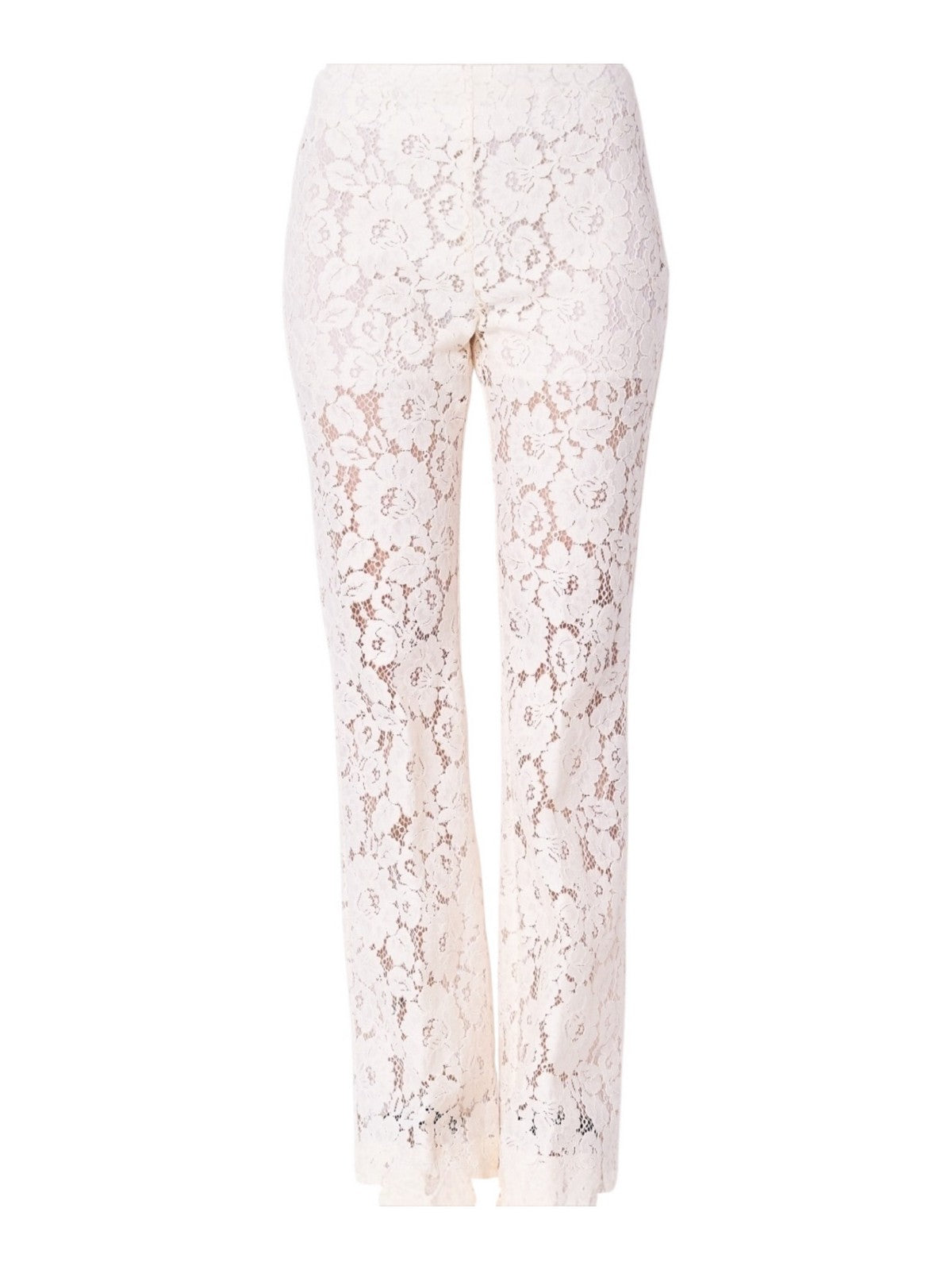 PINKO Pantalone Donna PINOLO PANTALONE PIZZO REBRODE 106434-A330 Z06 BIANCO PUREZZA gioboutiqueweb
