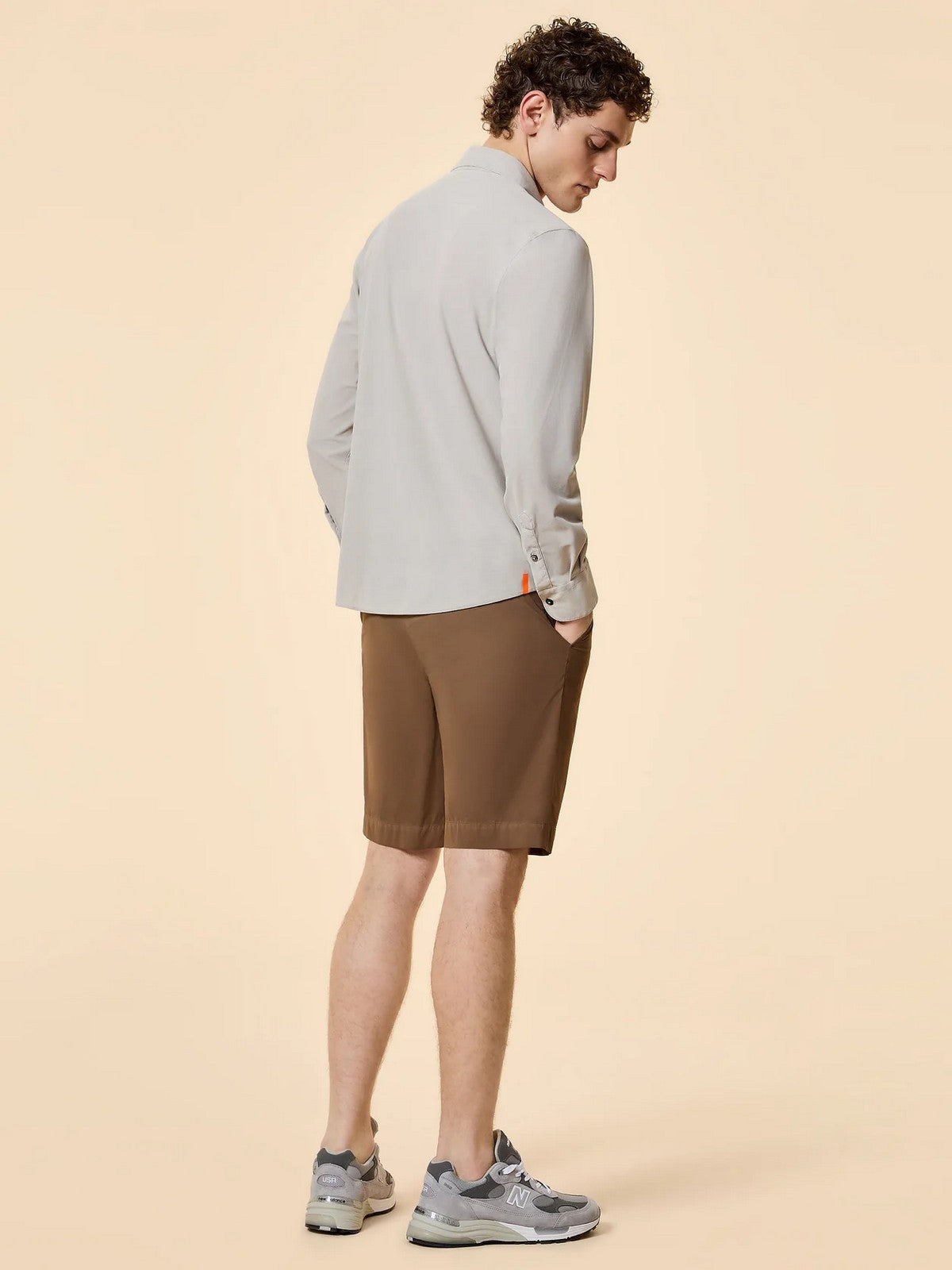 RRD Camicia Uomo 26256 85 85 WHITE SAND