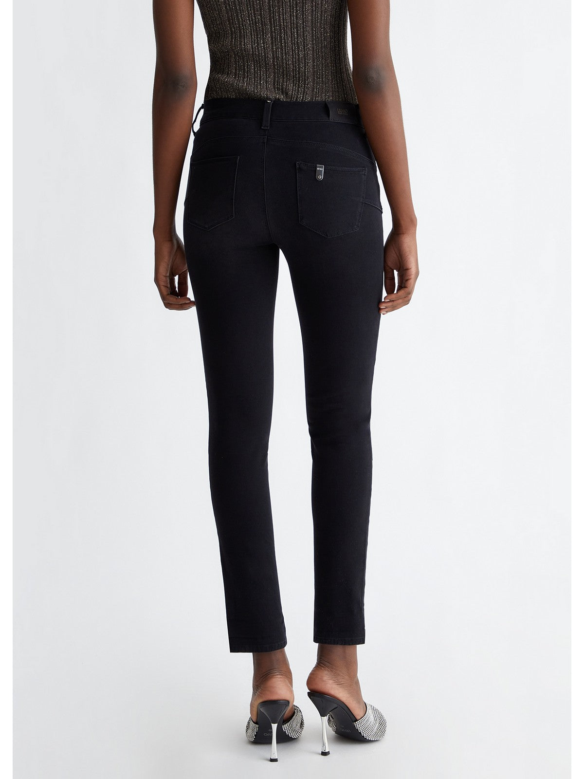 Liu Jo Blue Denim Jeans Woman UA4054D486 87390 Negro