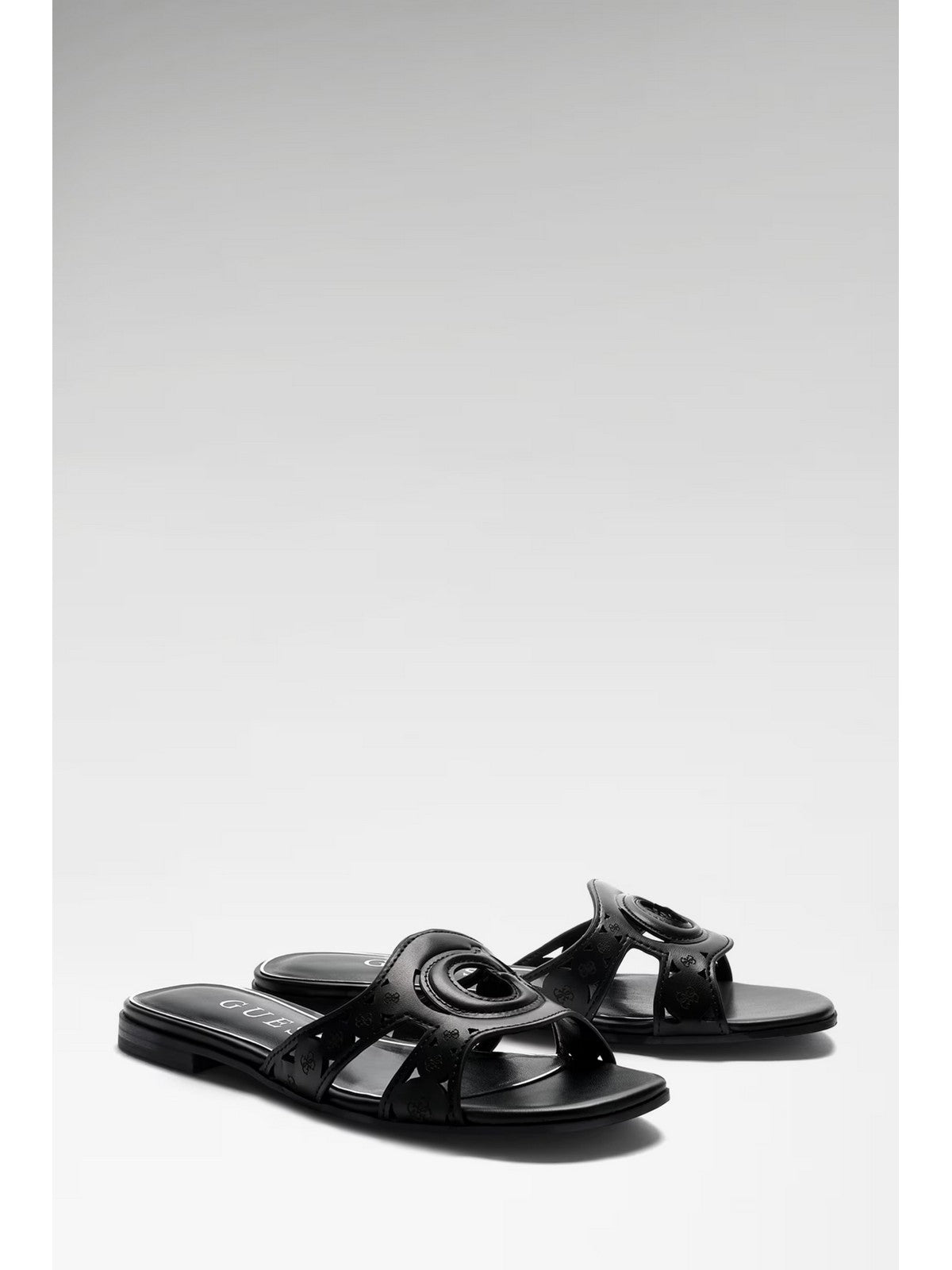 GUESS Sandalo Donna CIESTA2 FLJCS2 LEA03 BLACK BLACK gioboutiqueweb