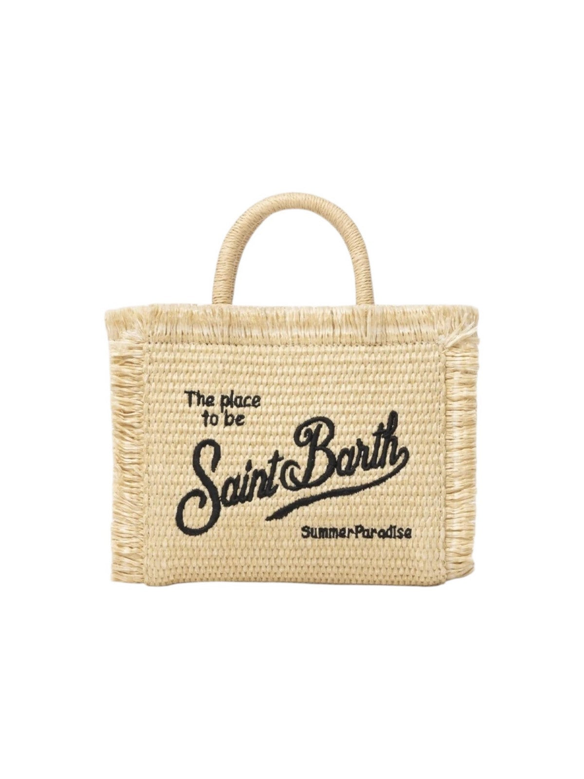 MC2 SAINT BARTH Borsa Donna VANITY MINI STRAW N 00421L 1100 EMB gioboutiqueweb