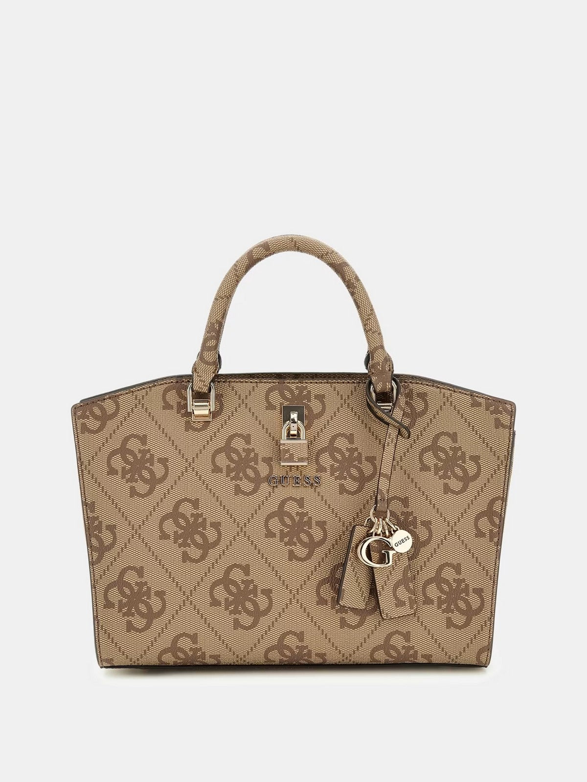 GUESS Borsa Donna QUEENSLAND LUXURY SATCHEL HWOS96 55060 LTL LATTE LOGO