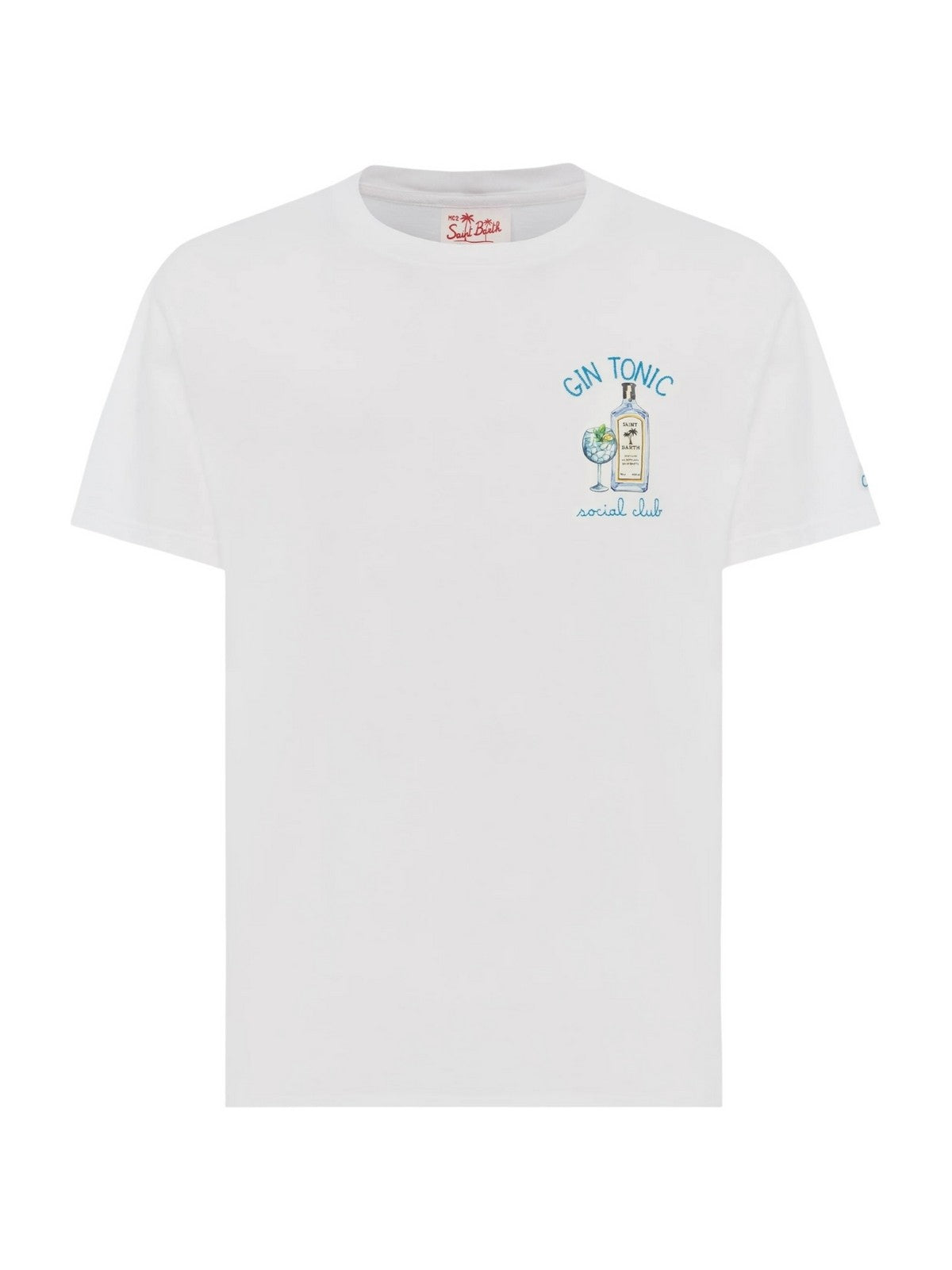 MC2 SAINT BARTH T-shirt Uomo PORTOFINO 07962L SOCIAL GIN 01N EMB