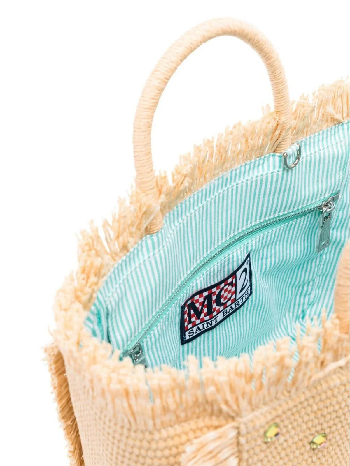 MC2 SAINT BARTH Borsa Donna COLETTE STRAW N 01509H STRASS MULTI 24 EMB gioboutiqueweb