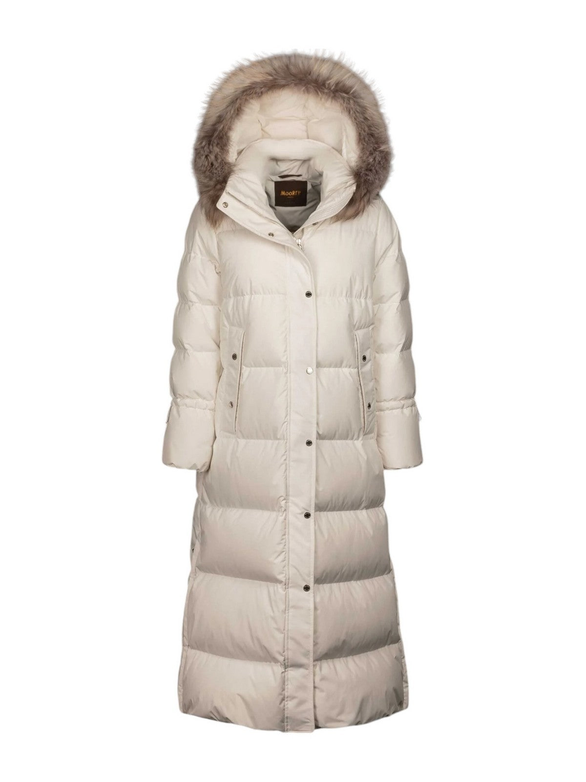 MOORER Piumino Donna BREUIL-FUR-STP MODGI100744 U0111 Bianco