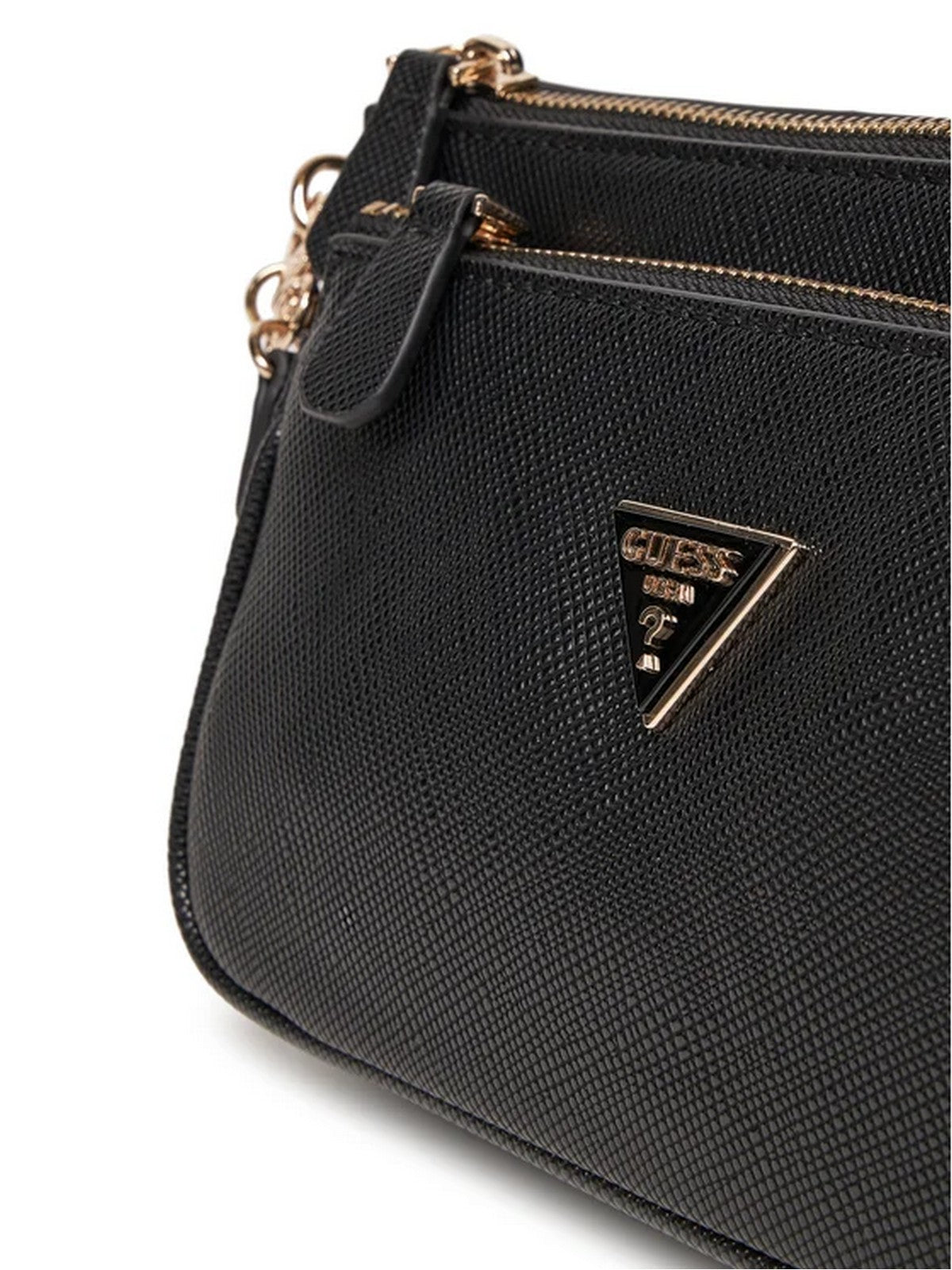 GUESS Borsa Donna NOELLE II DBL POUCH CROSSBODY HWZG96 72710 BLA BLACK gioboutiqueweb