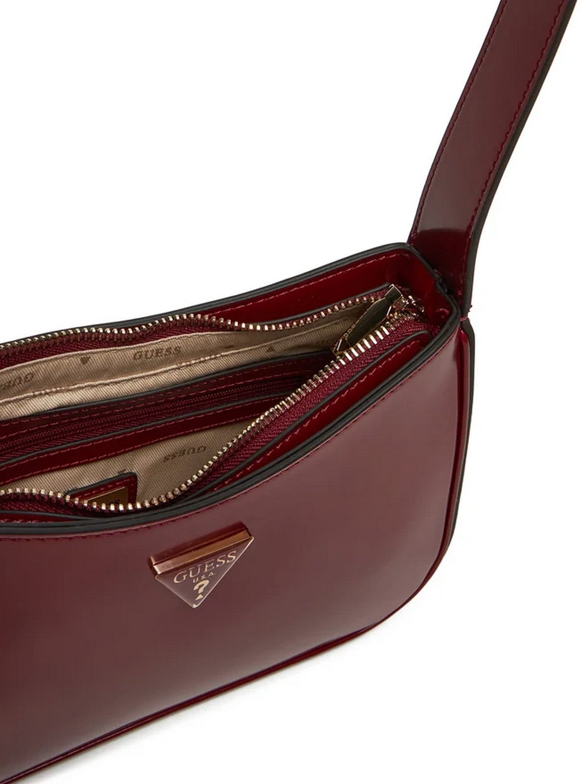 GUESS Borsa Donna ARNELA TOP ZIP SHOULDER BAG HWNG94 96170 RED Rosso gioboutiqueweb