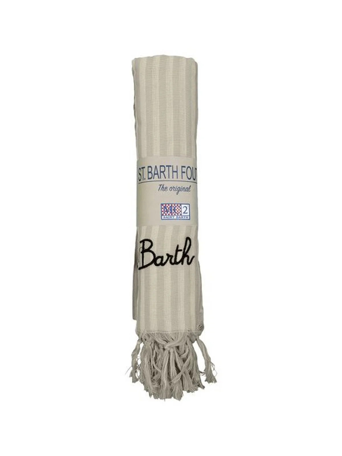 MC2 SAINT BARTH Telo mare Unisex adulto FOUTAS LIGHT N 00658L STRIPES S V 11 EMB gioboutiqueweb
