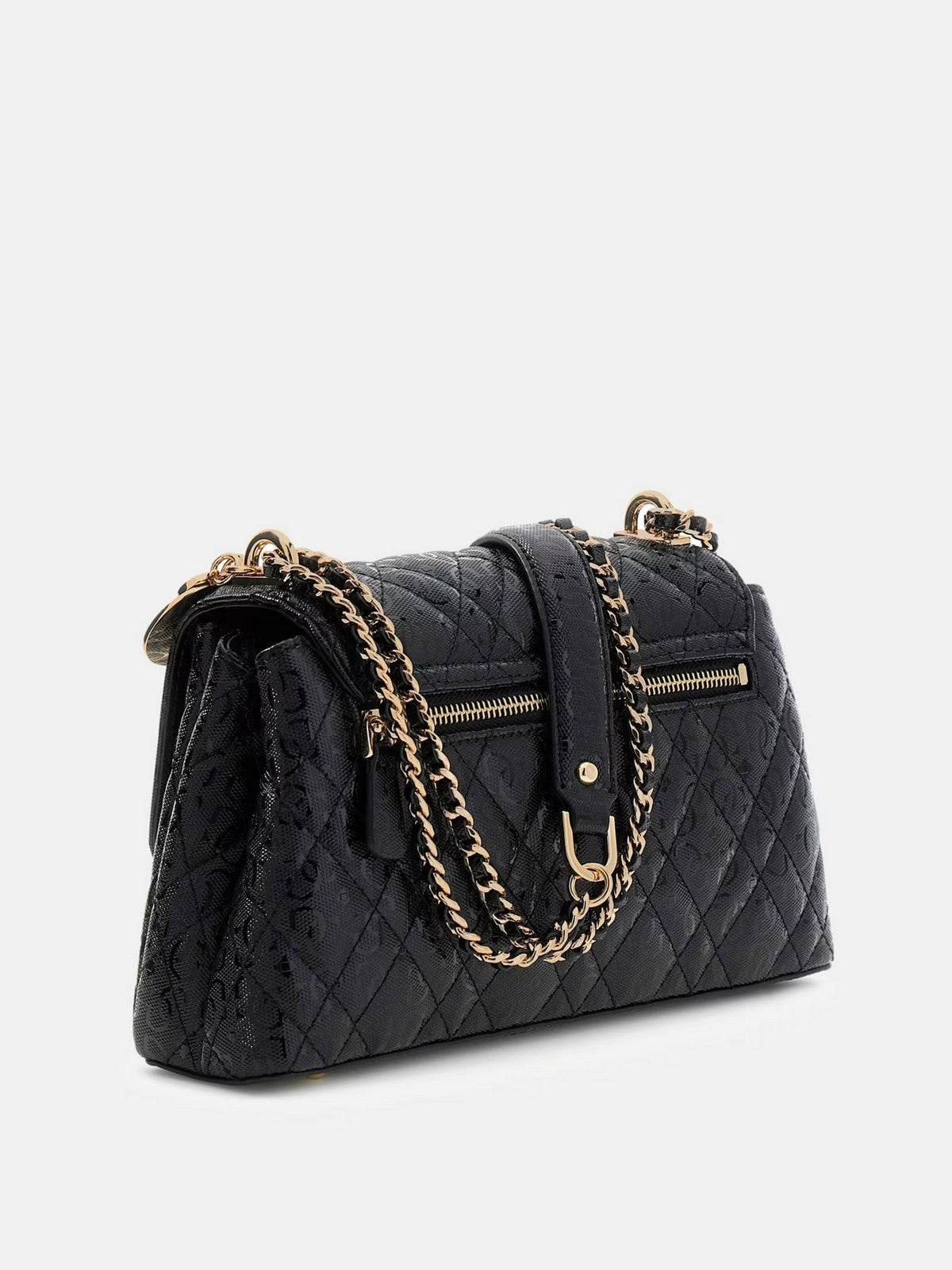 GUESS Borsa Donna ISEMAY CONVERTIBLE XBODY FLAP HWGG96 28210 BLA BLACK gioboutiqueweb