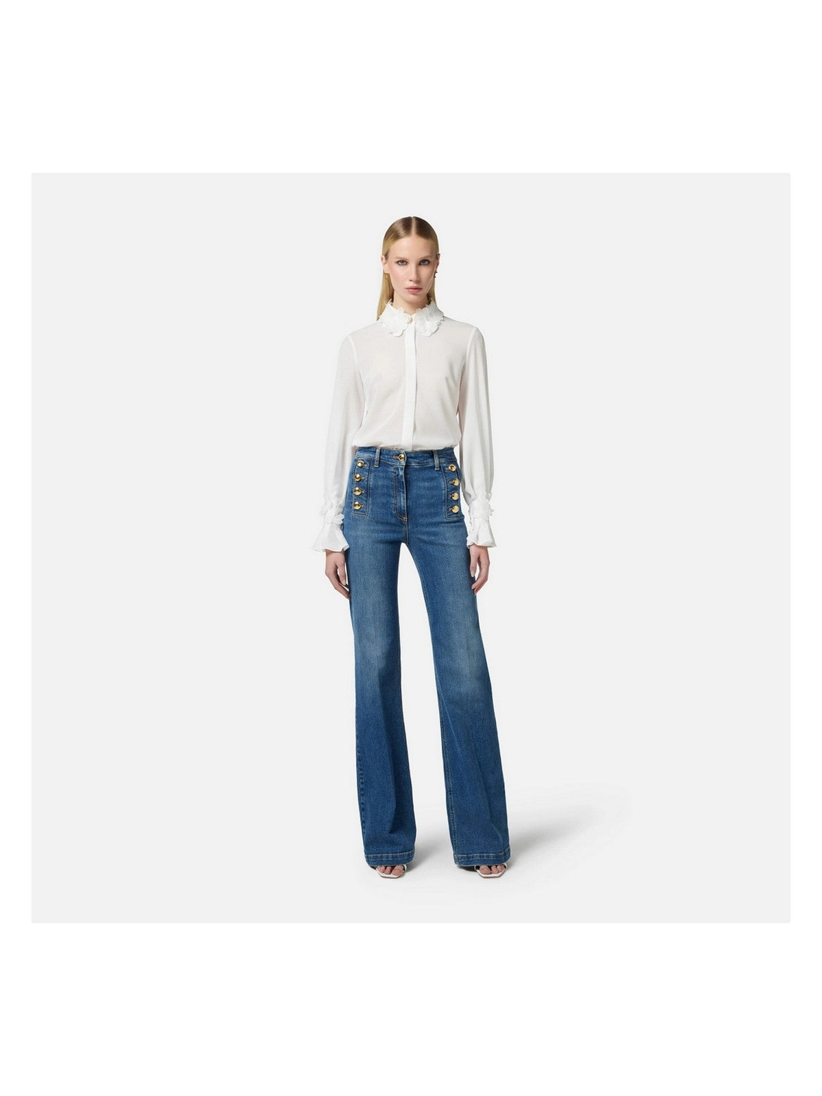 ELISABETTA FRANCHI Jeans Donna PJ83D51E2-139 Blu gioboutiqueweb