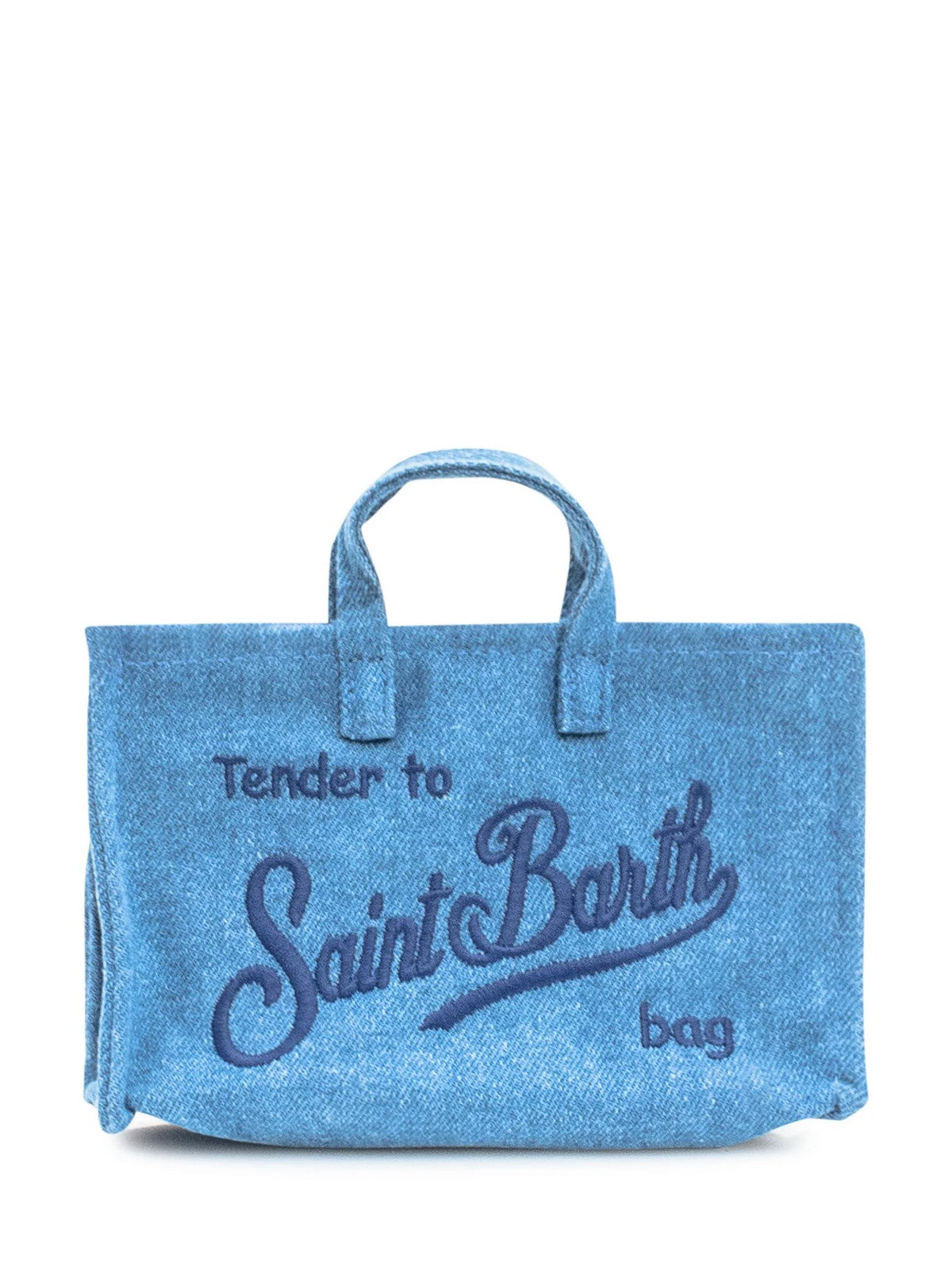 MC2 SAINT BARTH Pochette Donna PHONE BAG DENIM 01350I DENIM EMB