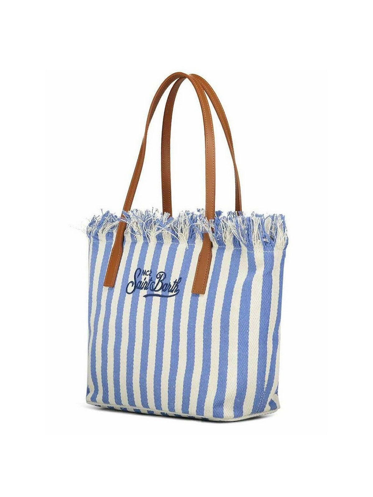 MC2 SAINT BARTH Borsa Donna CITY BAG FRINGE 01765L HB STRIPES 36 EMB