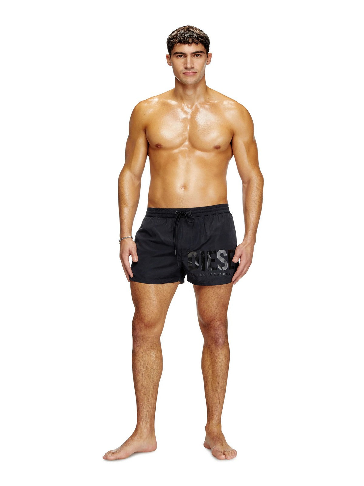 DIESEL Costume da bagno Uomo MARIO-34-D-CORE BOXERS A16300 0NJAS E1350 001 - BLACK gioboutiqueweb