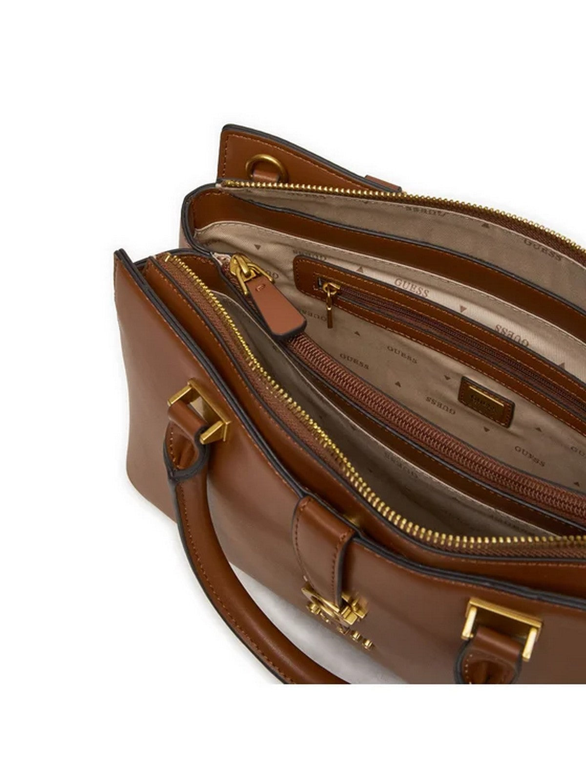 GUESS Borsa Donna Kuba Tri Compartment HWVA93 29060 COG Marrone gioboutiqueweb