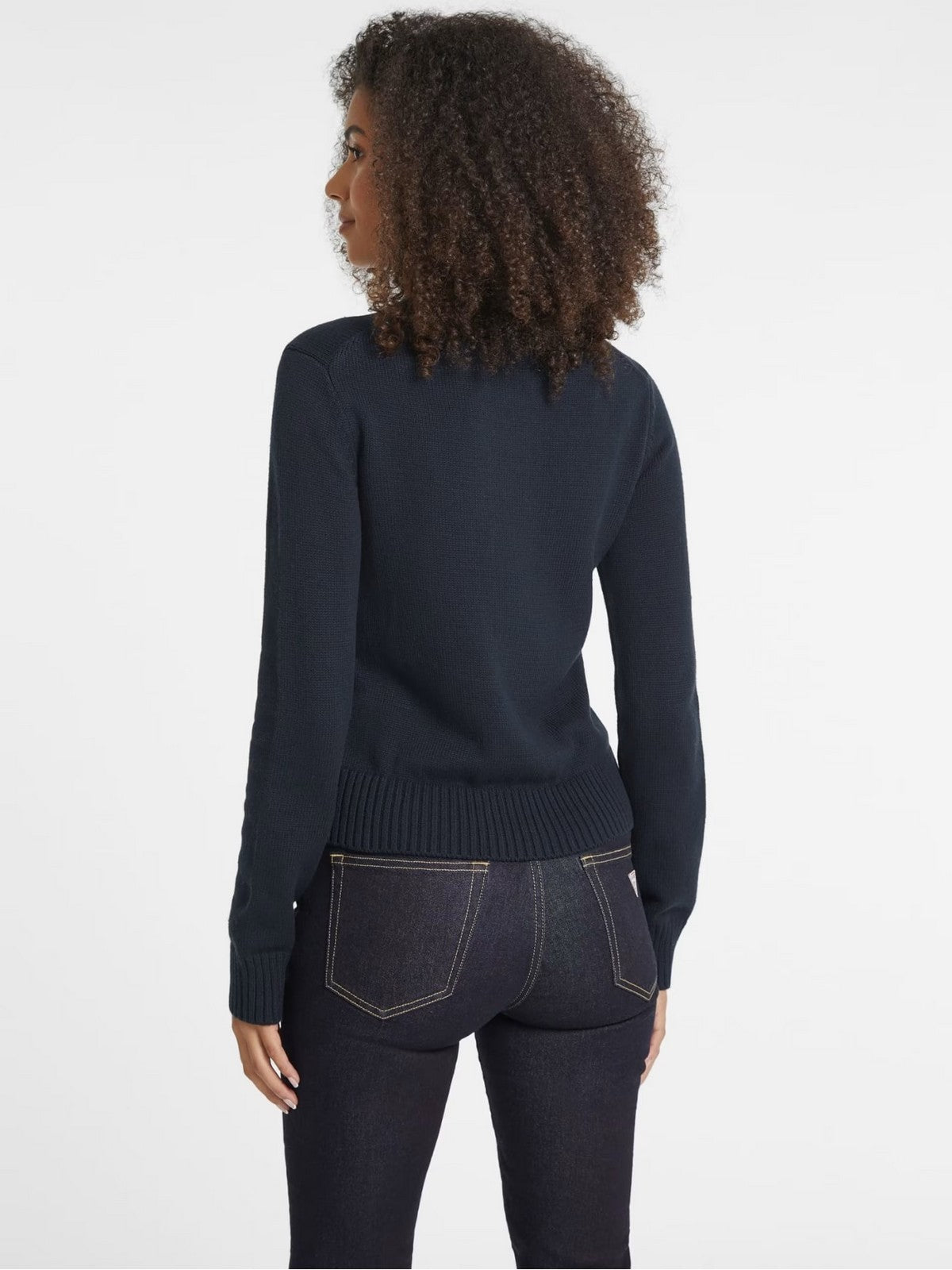 GUESS Maglione Donna GJ LS CN GUESS J INTARSIA SWTR W4BR10 Z3HM1 A71W DARING OCEAN