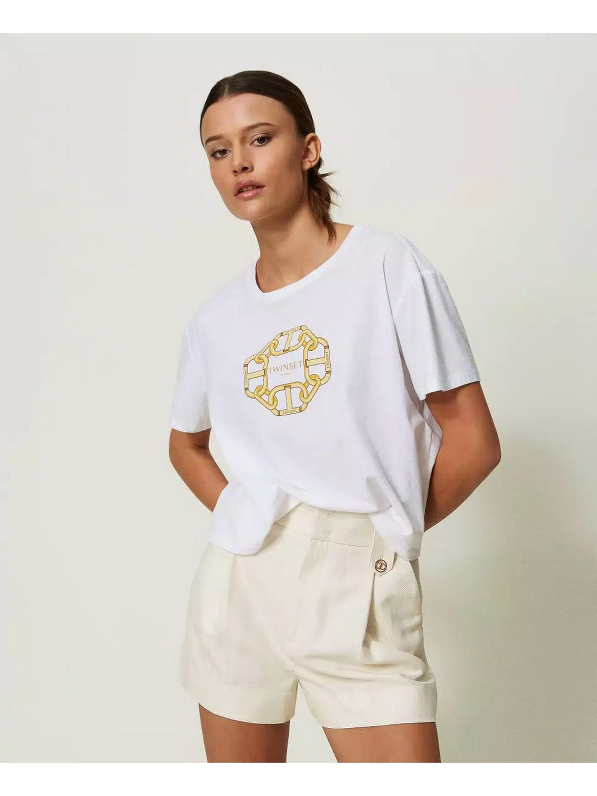 TWINSET T-Shirt e Polo Donna 241TP221A 00001 Bianco