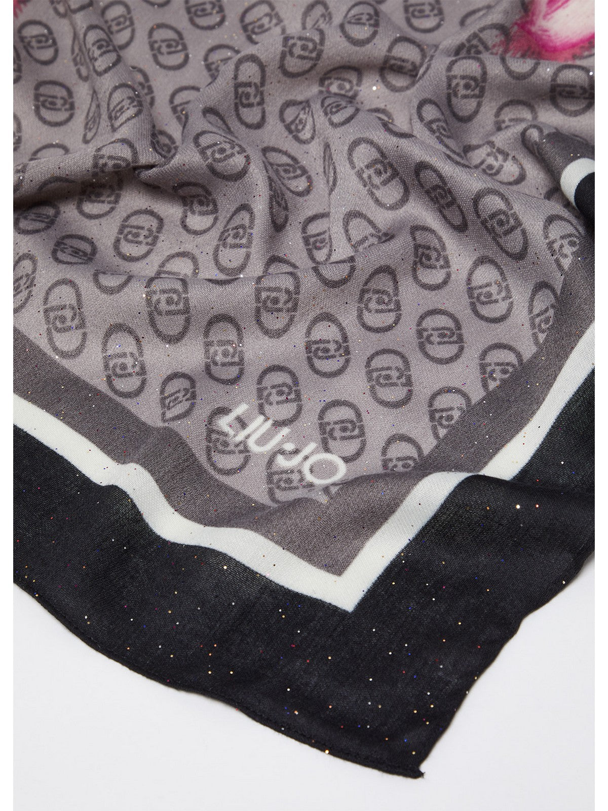 LIU JO SOFT Foulard Donna 2F4098T0300 22222 Nero gioboutiqueweb