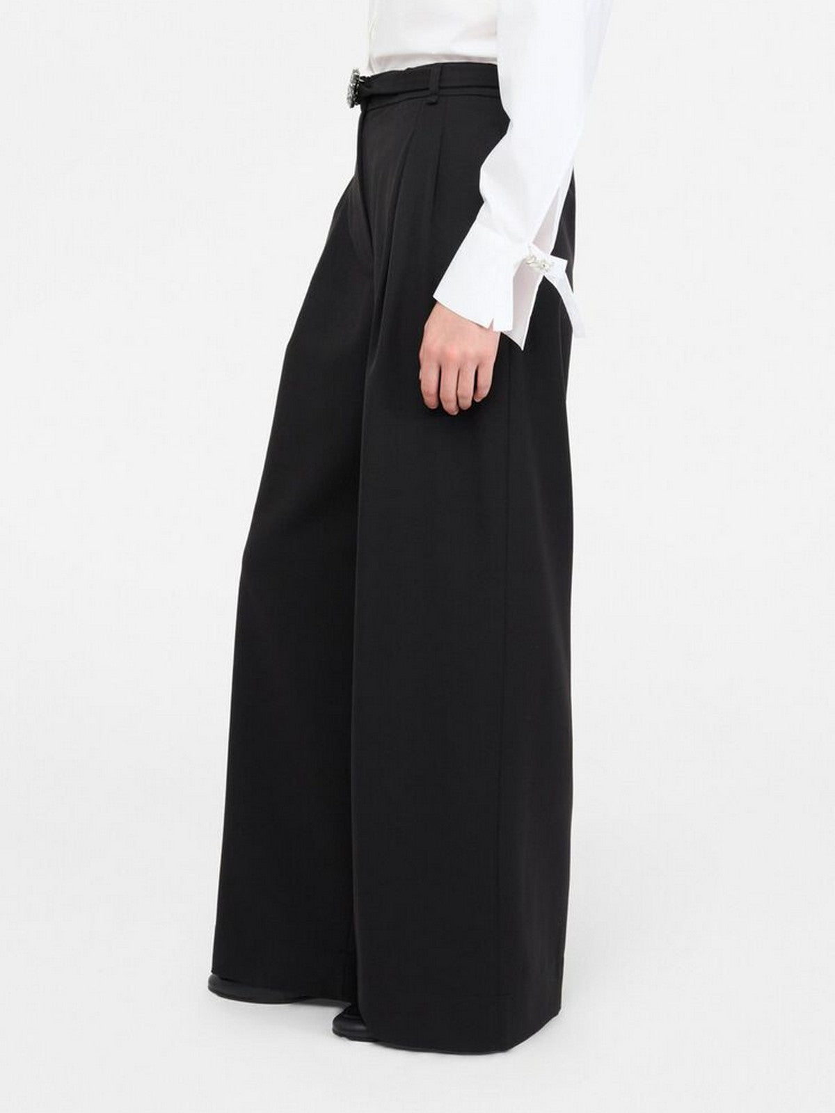LIU JO WHITE Pantalone Donna MF5269TS224 22222 Nero