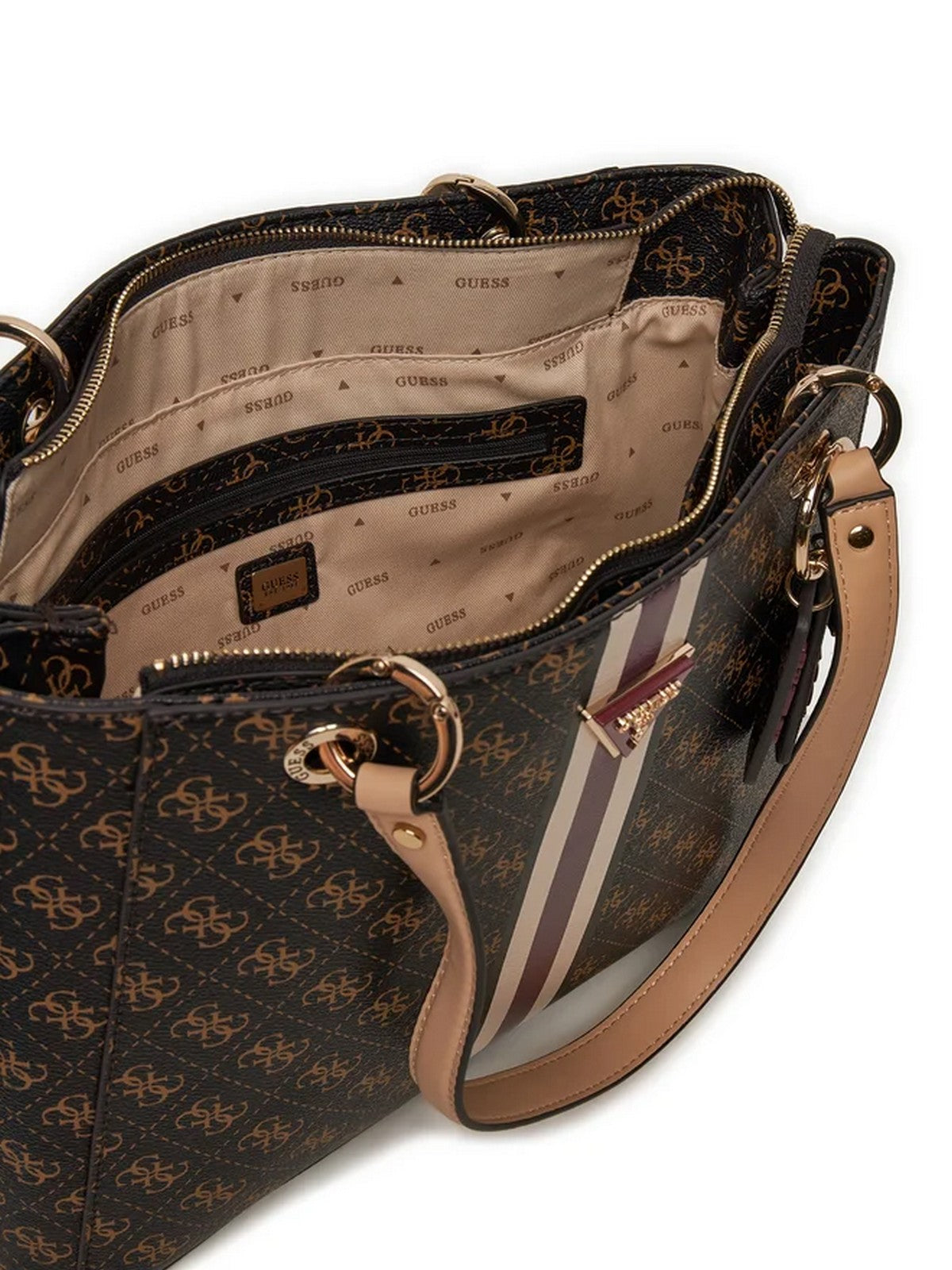 Guess Woman Bag Katey Flap Shoulder Hwqs78 79250 BNL Marrone