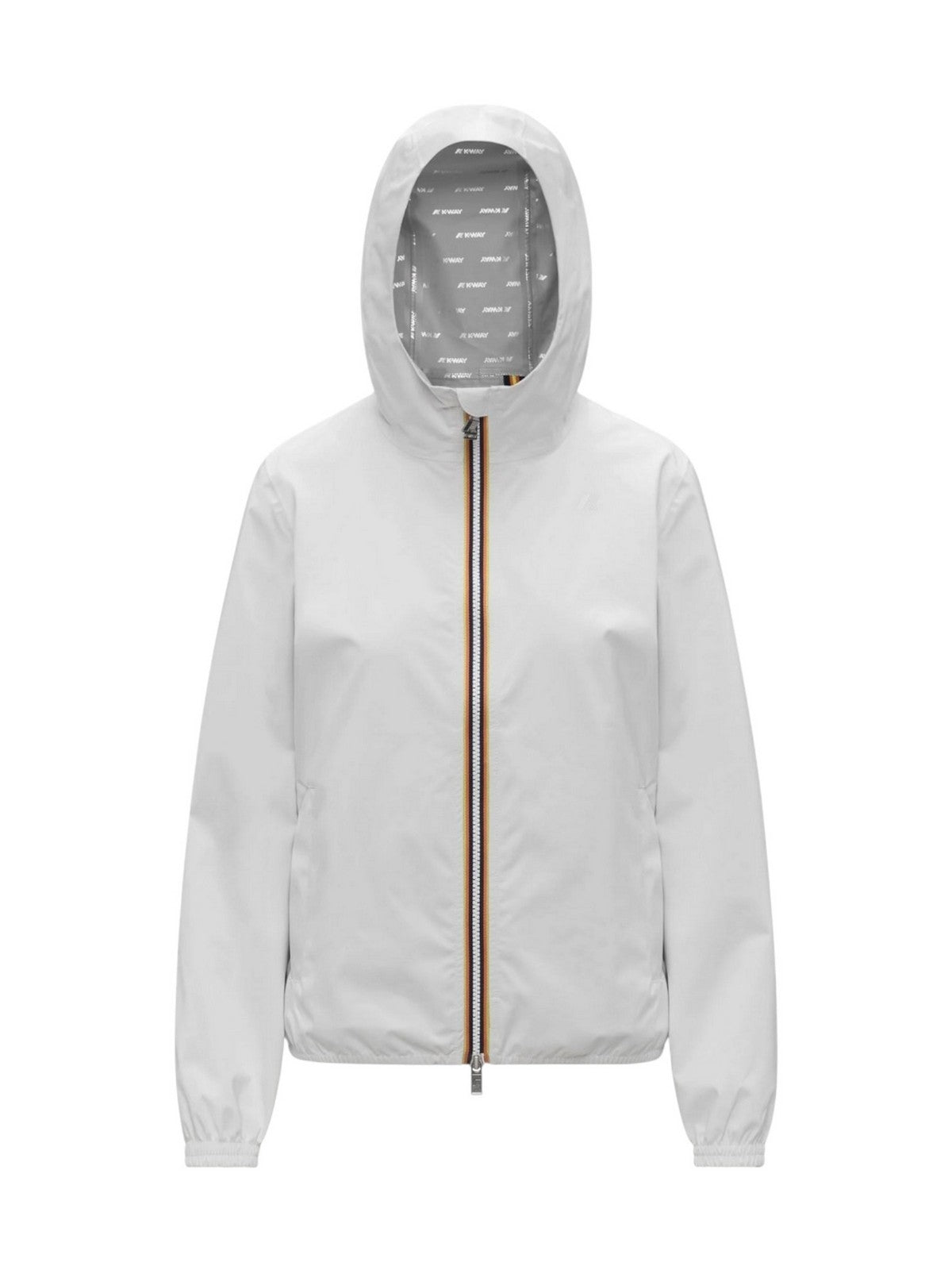 K-WAY Giubbino Donna LIL 2.0 STRETCH DOT K21346W 001 WHITE gioboutiqueweb