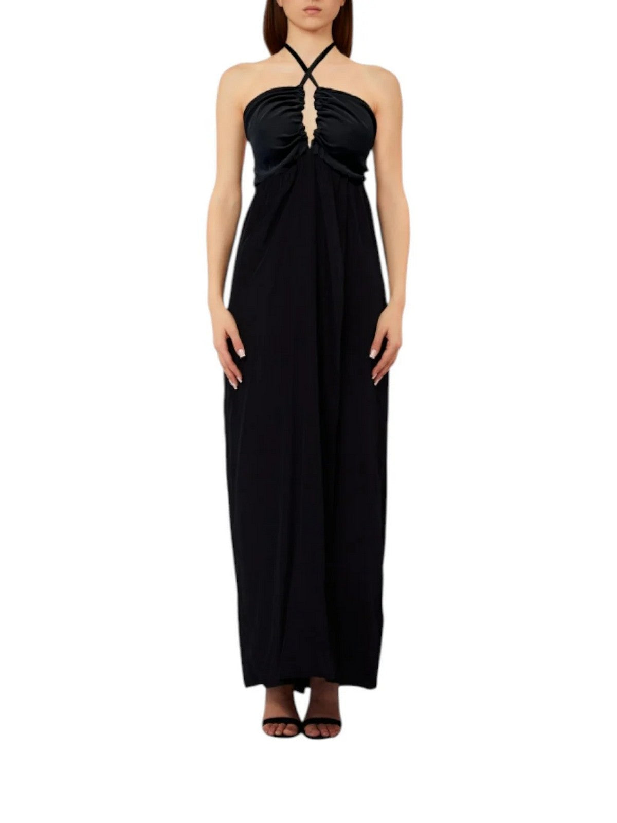 LIU JO BEACHWEAR Abito Donna VA6110T2920 22222 Nero gioboutiqueweb