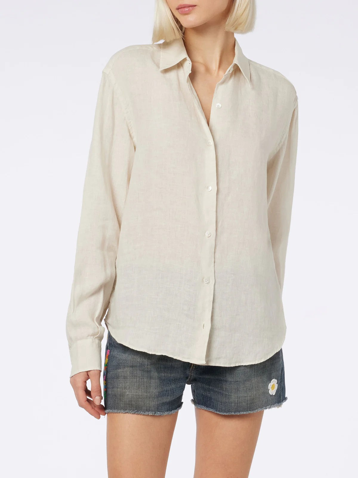 MC2 SAINT BARTH Camicia Donna MEREDITH 00030F Bianco gioboutiqueweb