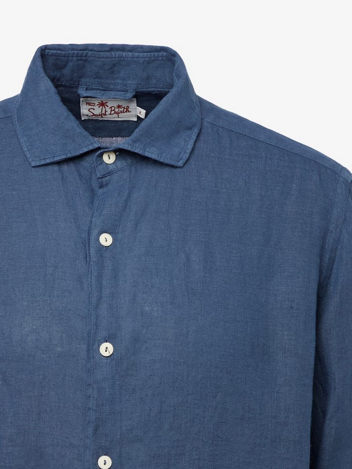MC2 SAINT BARTH Camicia Uomo PAMPLONA 01526F Blu