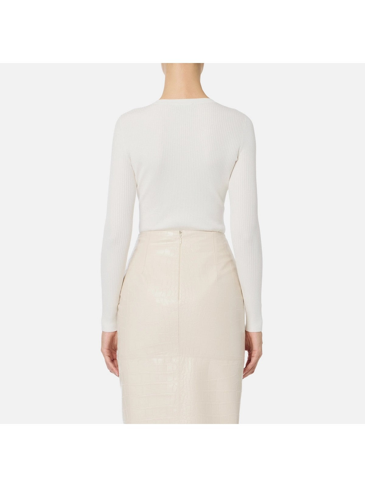 ELISABETTA FRANCHI Maglia Donna MK12B56E2 360 Avorio gioboutiqueweb