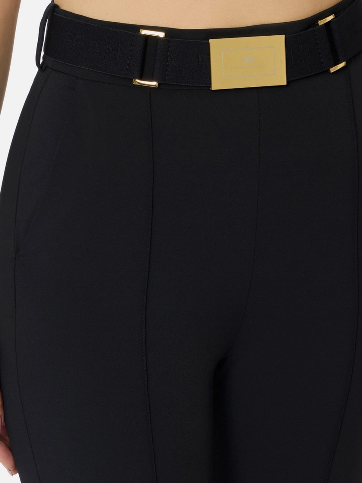 ELISABETTA FRANCHI Pantalone Donna PA13261E2 110 Nero gioboutiqueweb