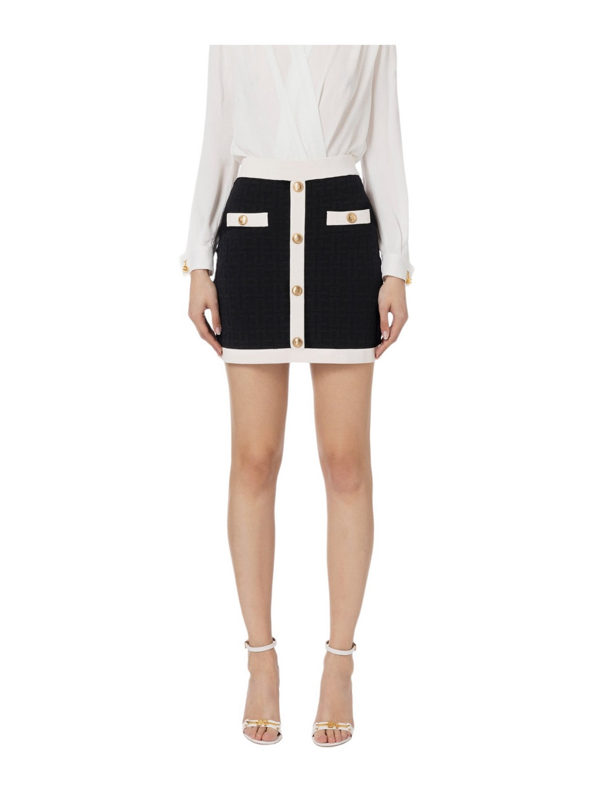 ELISABETTA FRANCHI Woman skirt GK98B42E2 110 Black