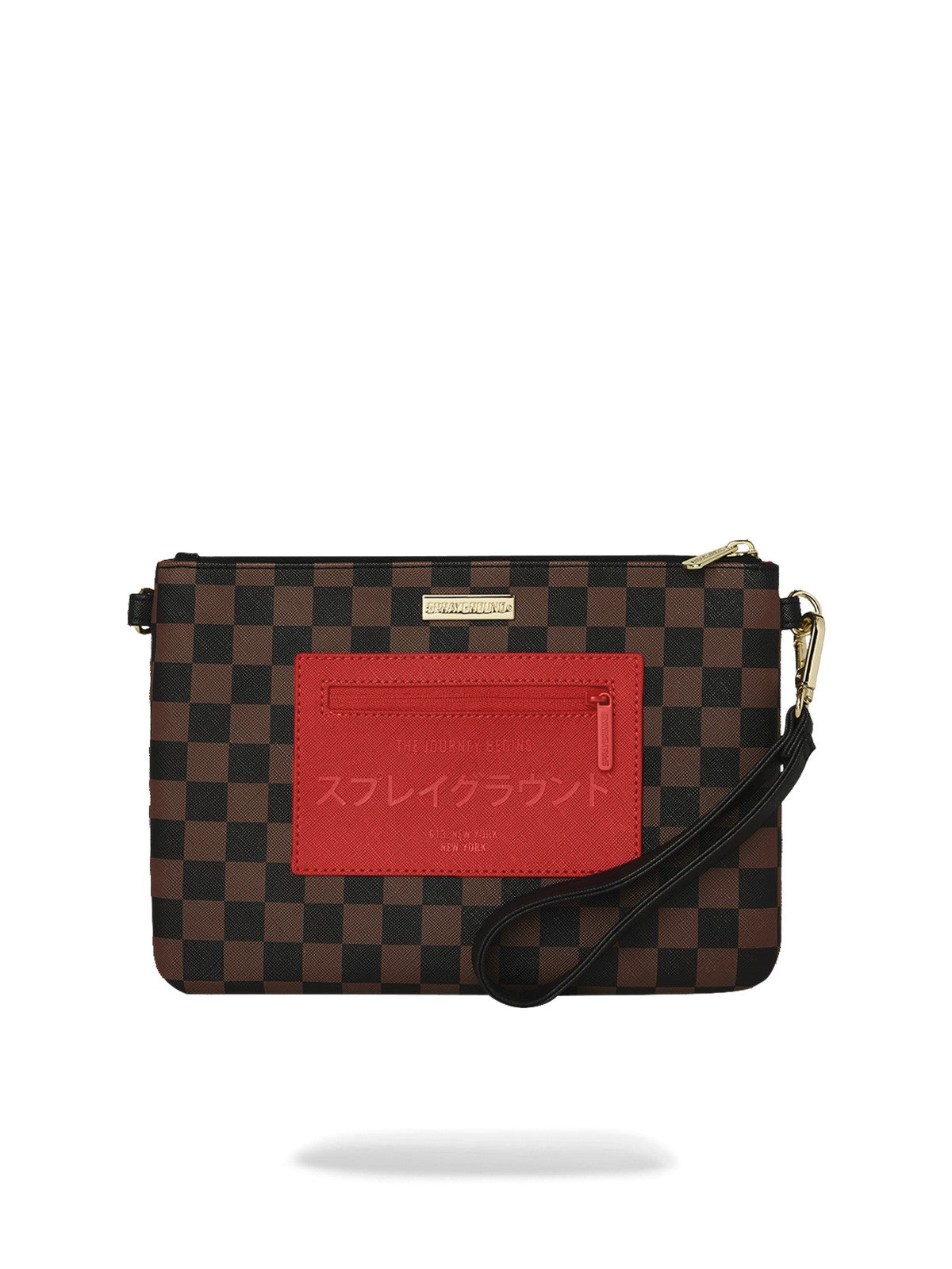 SPRAYGROUND Pochette Unisex adulto RED REDEMPTION CROSSBODY POUCHETTE 910B8900NSZ Marrone gioboutiqueweb