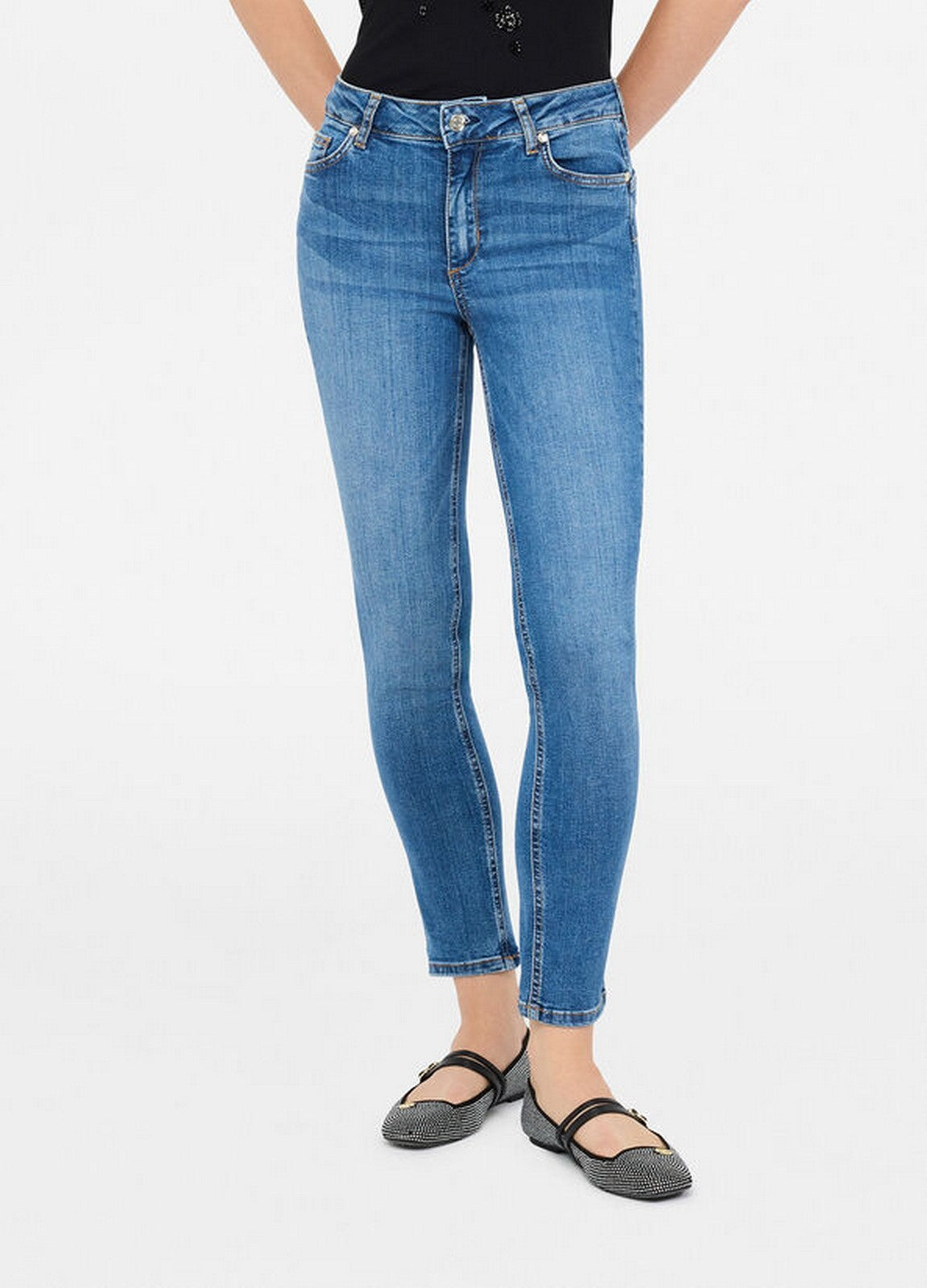 LIU JO BLUE DENIM Jeans Donna UF5035D0236 78858 Den.Blue lt.saving w