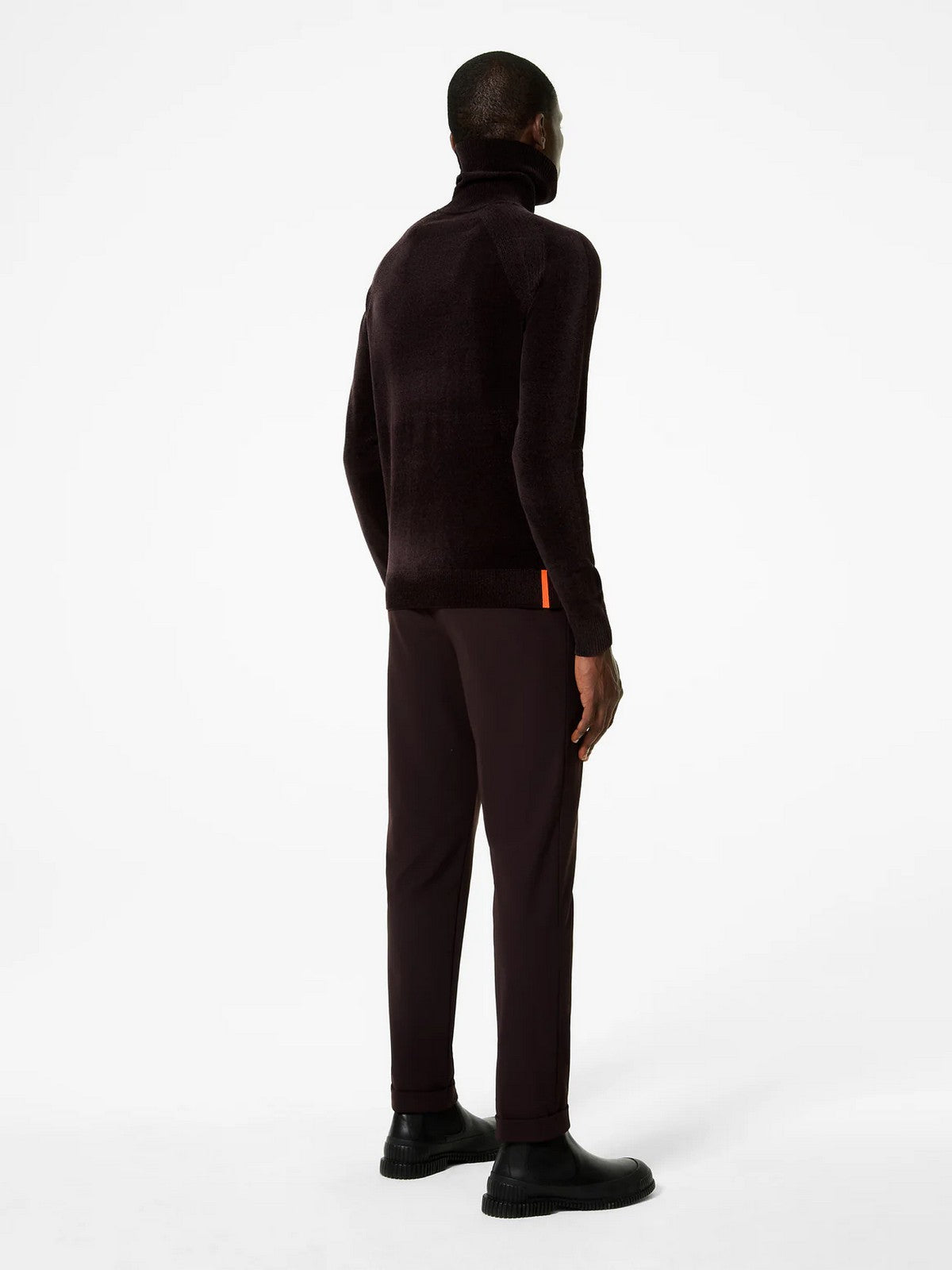 RRD Maglione dolcevita Uomo VELVET TURTLENECK KNIT W25133 73 73 BORDEAUX gioboutiqueweb